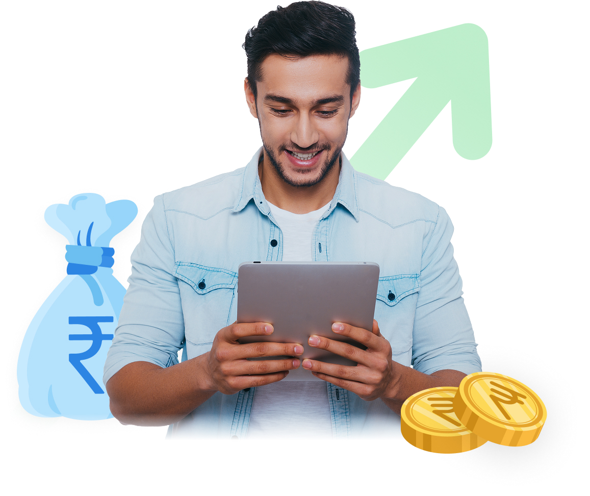 Person using SWP calculator